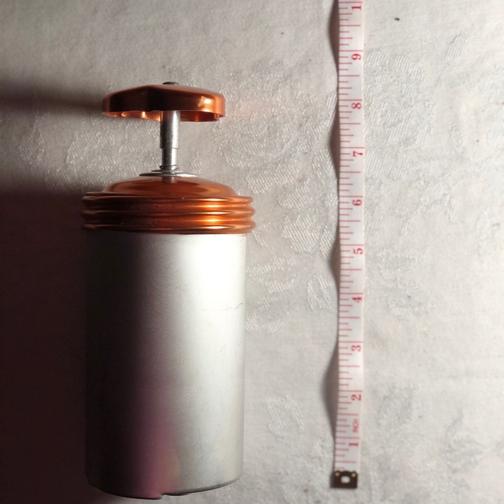 Vintage copper cookie press